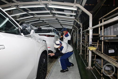 汽車工廠生產忙